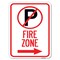 Signmission No Parkingand Right Arrow Heavy-Gauge Aluminum Rust Proof Parking Sign, 18" x 24", A-1824-24654 A-1824-24654 - alternate 1